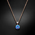 Кулон "Junona (Light Sapphire Shimmer)" с кристаллами Swarovski™
